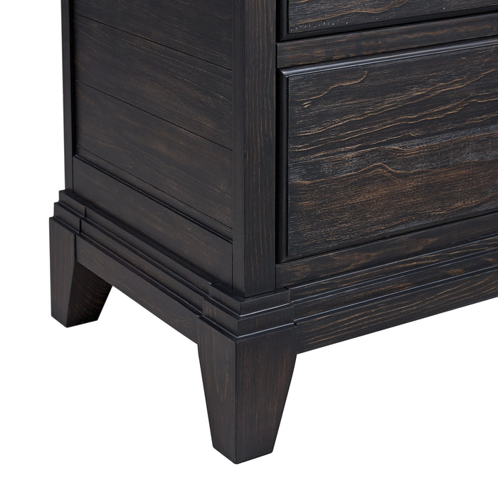 Montrose Dresser and Mirror Set in Espresso & Brown - Tony’s Furniture Store & Linen (GA) - Multi Location