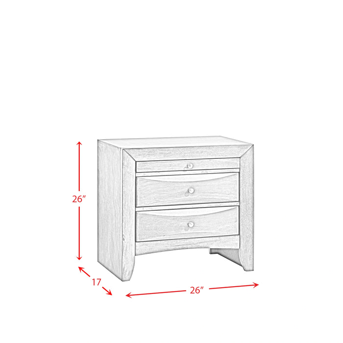 Emily Nightstand Grey - Tony’s Furniture Store & Linen (GA) - Multi Location