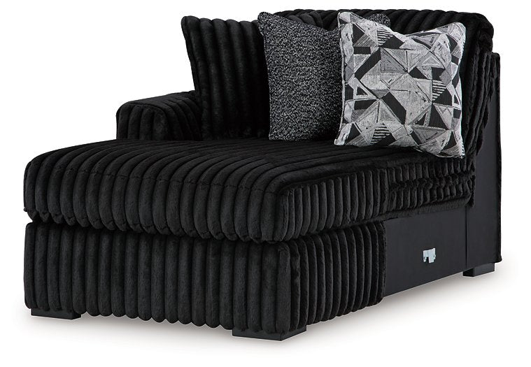 Midnight-Madness Sectional with Chaise - Tony’s Furniture Store & Linen (GA) - Multi Location