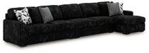 Midnight-Madness Sectional with Chaise - Tony’s Furniture Store & Linen (GA) - Multi Location