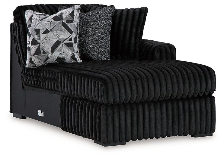 Midnight-Madness Sectional with Chaise - Tony’s Furniture Store & Linen (GA) - Multi Location