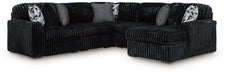 Midnight-Madness Sectional with Chaise - Tony’s Furniture Store & Linen (GA) - Multi Location