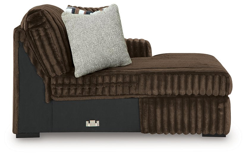 Midnight-Madness Sectional with Chaise - Tony’s Furniture Store & Linen (GA) - Multi Location