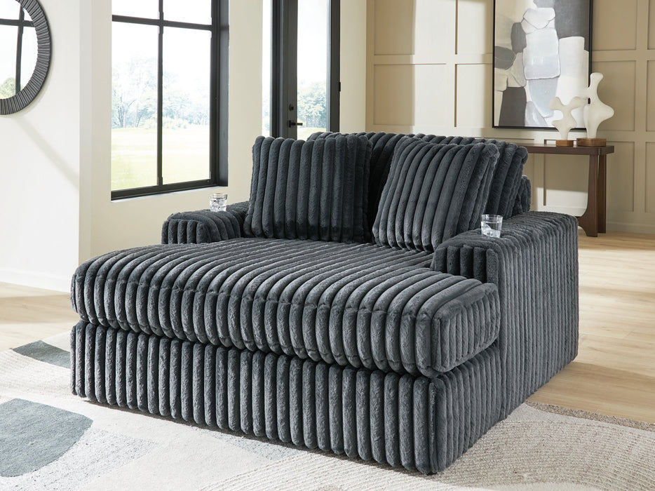 Midnight-Madness Oversized Chaise - Tony’s Furniture Store & Linen (GA) - Multi Location