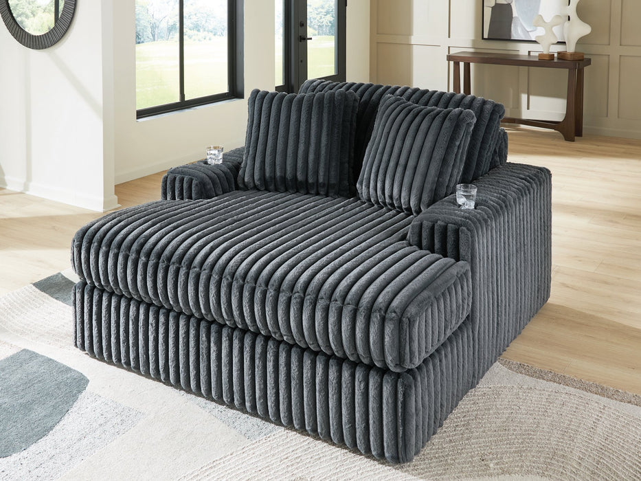Midnight-Madness Oversized Chaise - Tony’s Furniture Store & Linen (GA) - Multi Location