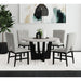 Oregon 5PC Dining Set in Black - Tony’s Furniture Store & Linen (GA) - Multi Location