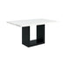 Valentino White 5PC Dining Set-Table & Four Chairs - Tony’s Furniture Store & Linen (GA) - Multi Location