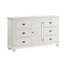 Kona 6-Drawer Dresser in White - Tony’s Furniture Store & Linen (GA) - Multi Location
