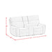 Jackpot P1 Loveseat W/Console in Explore Light Grey - Tony’s Furniture Store & Linen (GA) - Multi Location