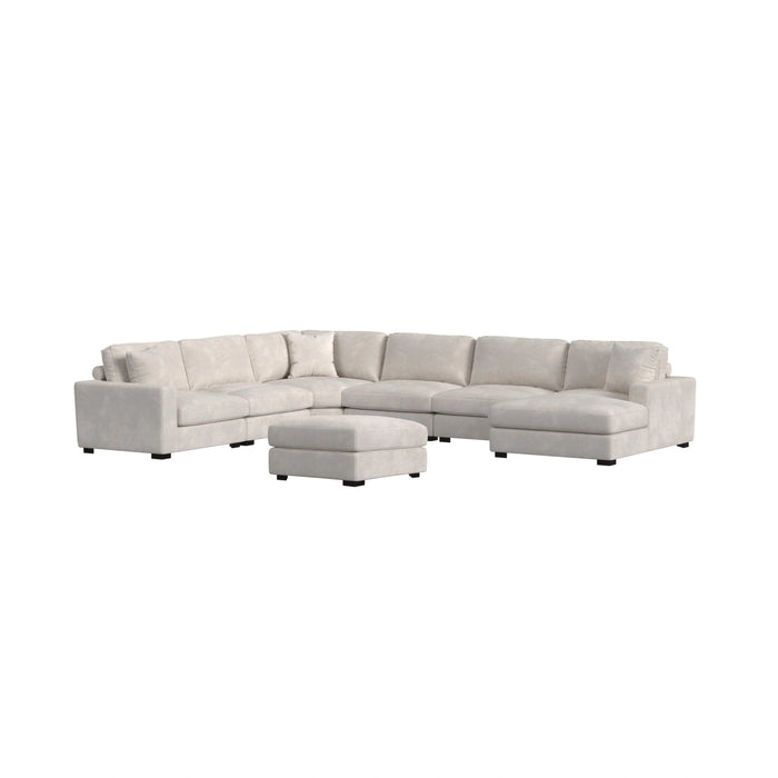 Arizona Modular Armchair/Chaise with 1 Pillow 20" in Steno Beige - Tony’s Furniture Store & Linen (GA) - Multi Location