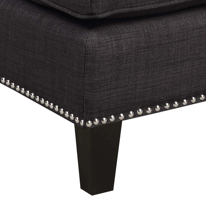 Erica 497 Ottoman W/Chrome Nail (ISTA 3) - Tony’s Furniture Store & Linen (GA) - Multi Location