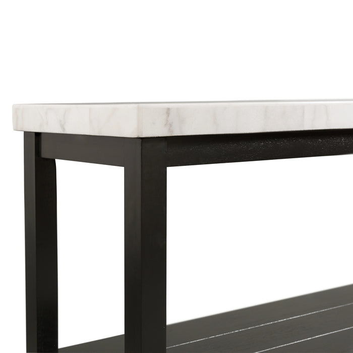 Marcello w/ White Top - Sofa Table - Tony’s Furniture Store & Linen (GA) - Multi Location