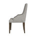 Yellowstone Dining Host Chair with Grey Fabric in Medium Brown (2 Per Carton) - Tony’s Furniture Store & Linen (GA) - Multi Location