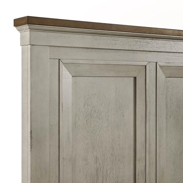 Farmington Bedroom Set in Medium Brown and Washed Stone - Tony’s Furniture Store & Linen (GA) - Multi Location