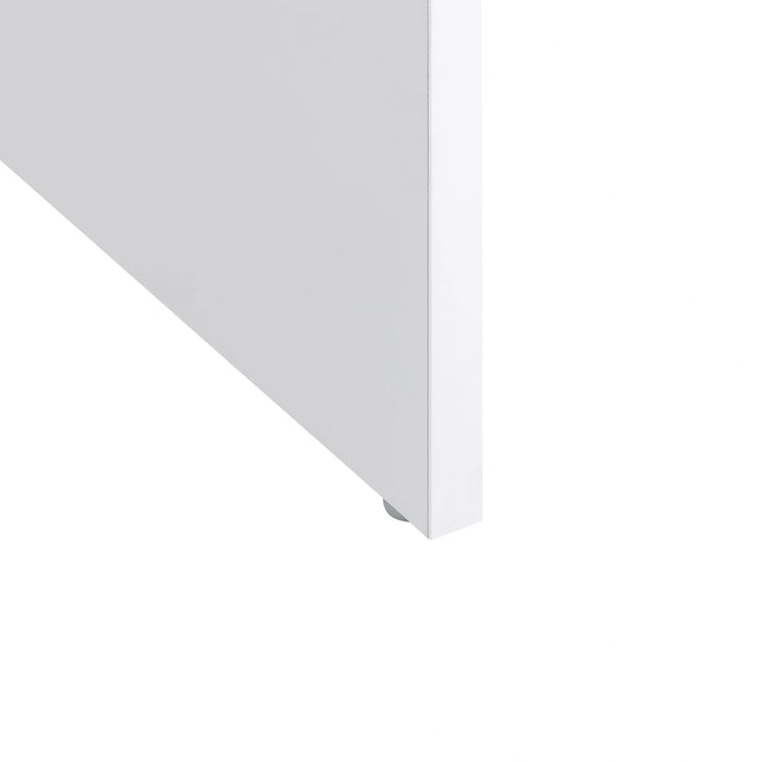 Irvine Mini Dressing Table with Stool, LED and USB in Glossy White - Tony’s Furniture Store & Linen (GA) - Multi Location