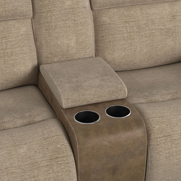 Hornet Motion Glider Loveseat with Console - Tony’s Furniture Store & Linen (GA) - Multi Location