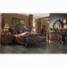 Versailles 2-Tone Dark Brown PU & Cherry Oak Queen Bed - Tony’s Furniture Store & Linen (GA) - Multi Location