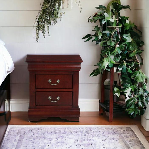 Louis Philippe Cherry Nightstand - Tony’s Furniture Store & Linen (GA) - Multi Location