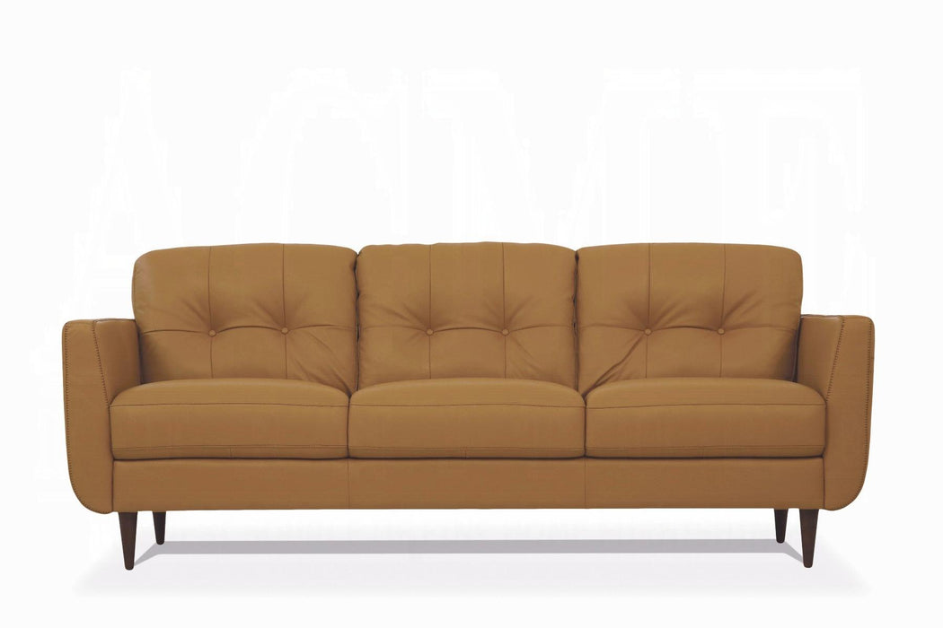 Radwan Camel Leather Sofa - Tony’s Furniture Store & Linen (GA) - Multi Location
