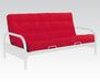 Acme 8" Full Futon Mattress in Red/Black 02812 - Tony’s Furniture Store & Linen (GA) - Multi Location