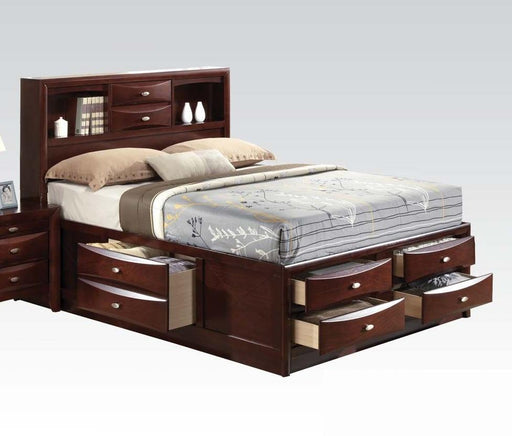 Acme Ireland Queen Storage Bed in Brown 21600Q - Tony’s Furniture Store & Linen (GA) - Multi Location