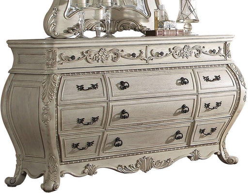 Acme Ragenardus Dresser in Antique White 27015 - Tony’s Furniture Store & Linen (GA) - Multi Location