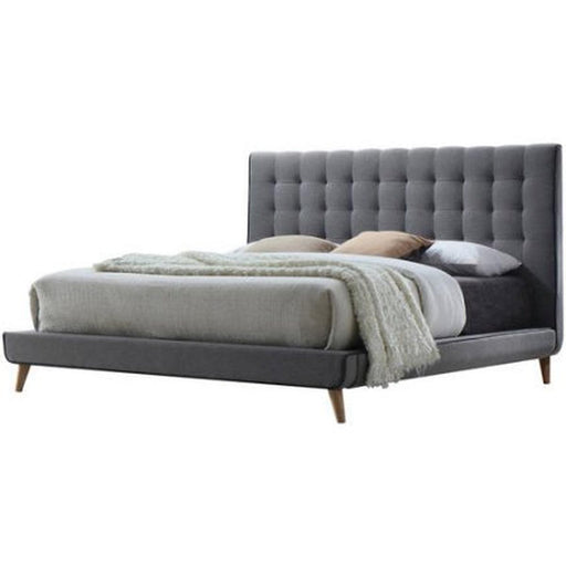 Acme Valda Queen Upholstered Bed in Gray 24520Q - Tony’s Furniture Store & Linen (GA) - Multi Location