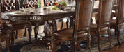 Acme Vendome Double Pedestal Dining Table with Two Leaves in Cherry 62000 - Tony’s Furniture Store & Linen (GA) - Multi Location