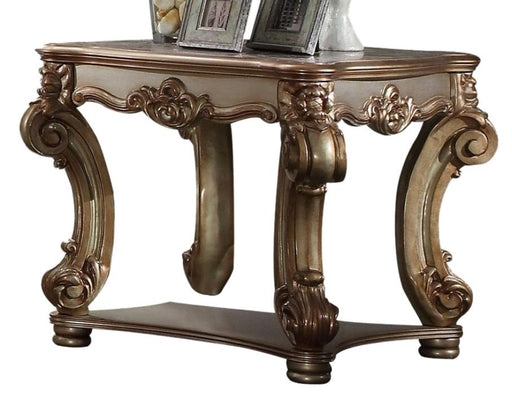 Acme Vendome End Table in Gold Patina 83121 - Tony’s Furniture Store & Linen (GA) - Multi Location