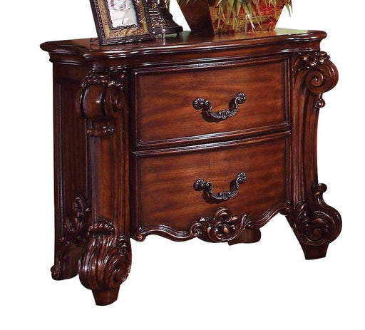 Acme Vendome Traditional Two Drawer Nightstand in Cherry 22003 CLOSEOUT - Tony’s Furniture Store & Linen (GA) - Multi Location