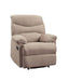Arcadia Beige Woven Fabric Recliner (Motion) - Tony’s Furniture Store & Linen (GA) - Multi Location