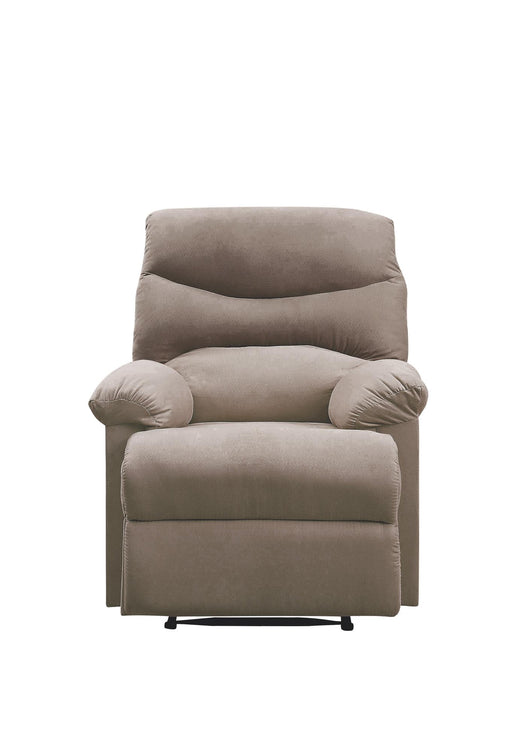 Arcadia Light Brown Woven Fabric Recliner (Motion) - Tony’s Furniture Store & Linen (GA) - Multi Location