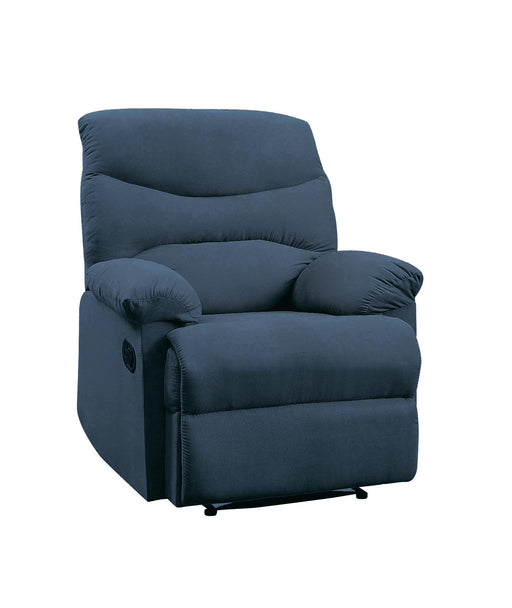 Arcadia Blue Woven Fabric Recliner (Motion) - Tony’s Furniture Store & Linen (GA) - Multi Location