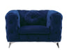 Atronia Blue Fabric Chair - Tony’s Furniture Store & Linen (GA) - Multi Location