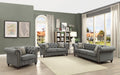 Aurelia Gray Linen Sofa w/2 Pillows - Tony’s Furniture Store & Linen (GA) - Multi Location