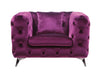 Atronia Purple Fabric Chair - Tony’s Furniture Store & Linen (GA) - Multi Location