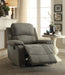 Bina Gray Polished Microfiber Recliner (Motion) - Tony’s Furniture Store & Linen (GA) - Multi Location