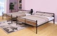 Brantley II Sandy Black & Dark Bronze Hand-Brushed Bunk Bed (Queen/Queen) - Tony’s Furniture Store & Linen (GA) - Multi Location