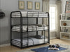 Cairo Sandy Black Bunk Bed (Triple Full) - Tony’s Furniture Store & Linen (GA) - Multi Location