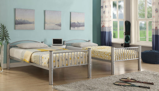 Cayelynn Silver Bunk Bed (Twin/Twin) - Tony’s Furniture Store & Linen (GA) - Multi Location
