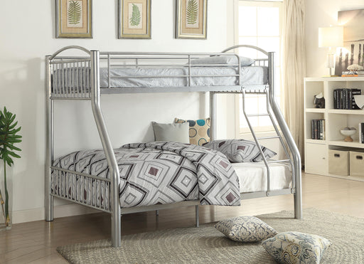 Cayelynn Silver Bunk Bed (Twin/Full) - Tony’s Furniture Store & Linen (GA) - Multi Location