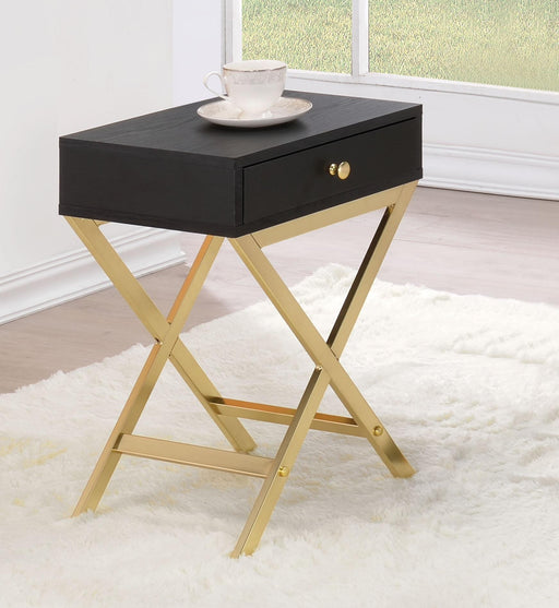 Coleen Black & Brass Side Table - Tony’s Furniture Store & Linen (GA) - Multi Location