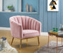 Colla Blush Pink Velvet & Gold Accent Chair - Tony’s Furniture Store & Linen (GA) - Multi Location