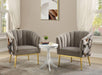 Colla Black Velvet & Gold Accent Chair - Tony’s Furniture Store & Linen (GA) - Multi Location