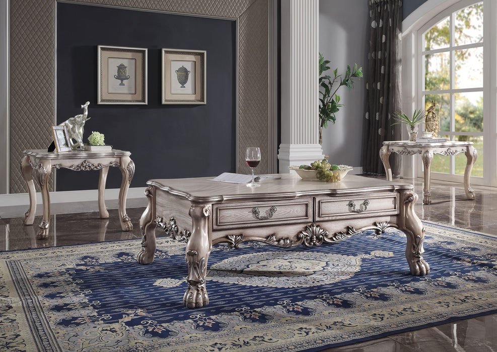 Dresden Vintage Bone White Coffee Table - Tony’s Furniture Store & Linen (GA) - Multi Location