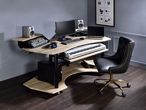 Eleazar Natural Oak Computer Desk - Tony’s Furniture Store & Linen (GA) - Multi Location