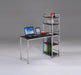 Elvis Black & Chrome Computer Desk - Tony’s Furniture Store & Linen (GA) - Multi Location