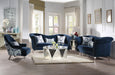 Jaborosa Blue Velvet Sofa w/3 Pillows - Tony’s Furniture Store & Linen (GA) - Multi Location