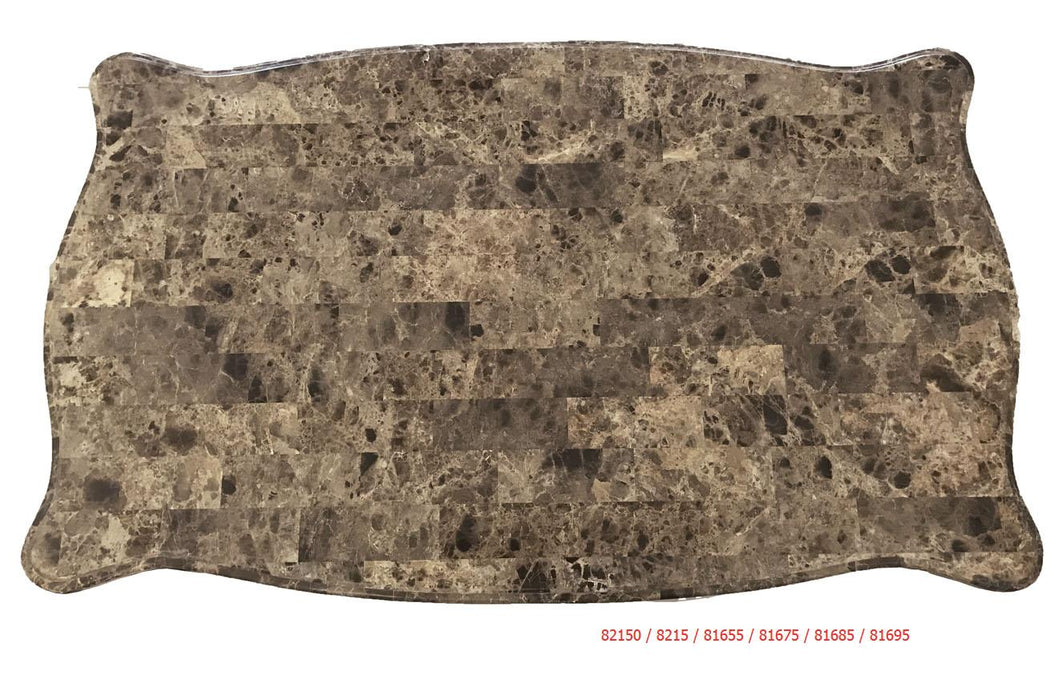 Jardena Marble & Cherry Oak Coffee Table - Tony’s Furniture Store & Linen (GA) - Multi Location