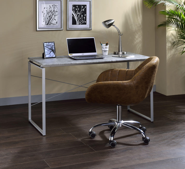 Jurgen Faux Concrete & Silver Desk - Tony’s Furniture Store & Linen (GA) - Multi Location